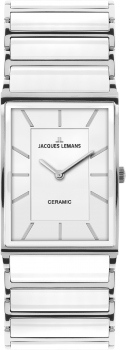 JACQUES LEMANS Damen - Armbanduhr Ceramic 1-1651E