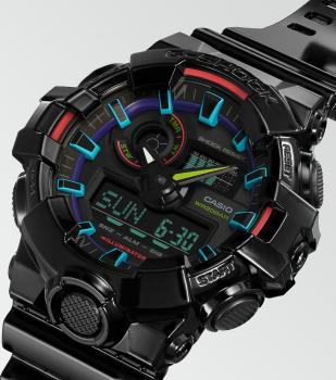 G-SHOCK Herren - Armbanduhr GA-700RGB-1AER