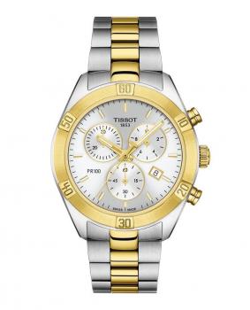 TISSOT Damen - Armbanduhr PR 100 SPORT CHIC Chronograph T1019172203100