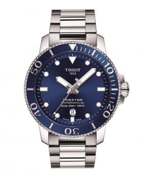 TISSOT Herren - Armbanduhr SEASTAR 1000 POWERMATIC 80 Automatik T1204071104103