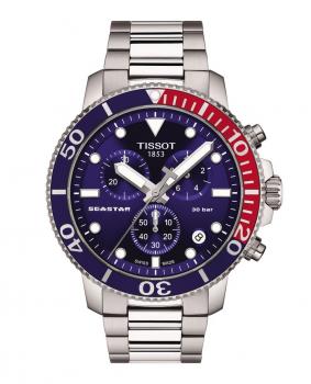 TISSOT Herren - Armbanduhr SEASTAR 1000 QUARZ Chronograph T1204171104103