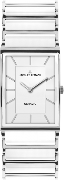 JACQUES LEMANS Damen - Armbanduhr Ceramic 1-1651E