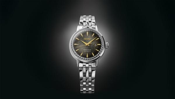 SEIKO Damen - Armbanduhr Automatik PRESAGE COCKTAIL TIME STAR BAR LIMITERTE EDITION SRE015J1