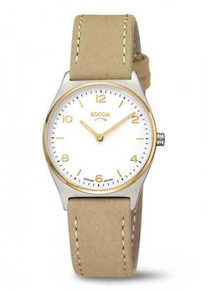 BOCCIA Damen - Armbanduhr Slim 3338-02