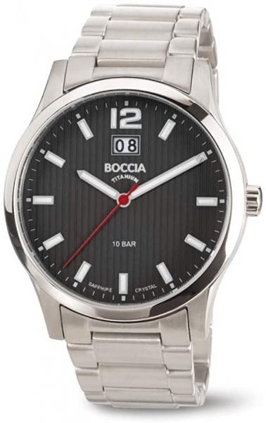 BOCCIA Herren - Armbanduhr Classic 3580-02