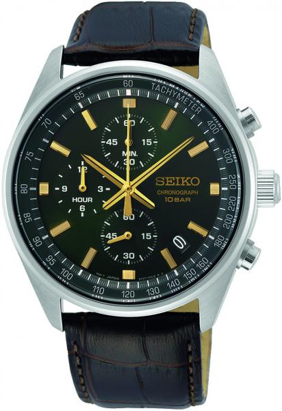 SEIKO Herren - Armbanduhr Chronograph SSB385P1