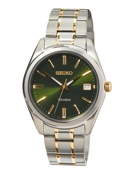 SEIKO Herren - Armbanduhr Titan SUR377P1-Front