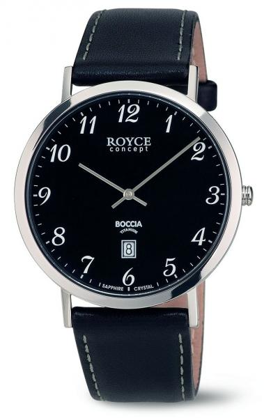 BOCCIA Herren - Armbanduhr Royce 3634-02