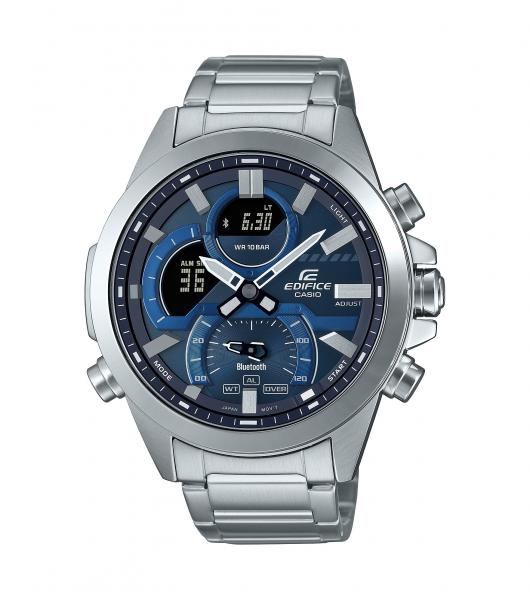 EDIFICE Herren - Armbanduhr ECB-30D-2AEF