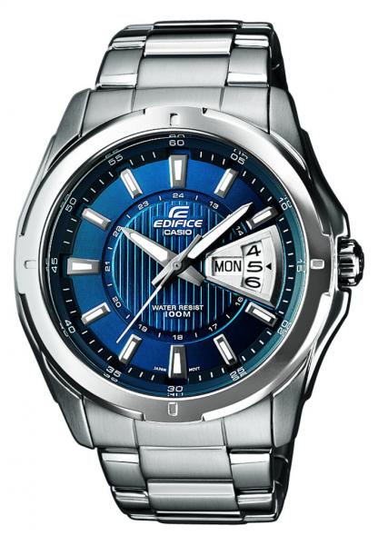 EDIFICE Herren - Armbanduhr EF-129D-2AVEF