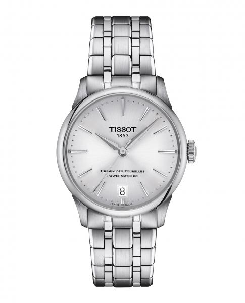 TISSOT CHEMIN DE TOURELLES 34MM POWERMATIC 80 Damen - Armbanduhr Automatik T1320071135100front