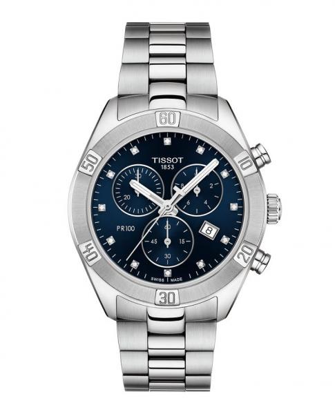 TISSOT Damen - Armbanduhr PR 100 SPORT CHIC Chronograph T1019171104600