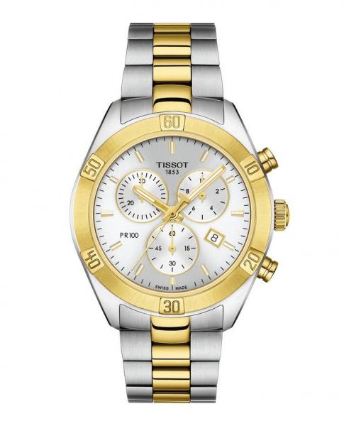 TISSOT Damen - Armbanduhr PR 100 SPORT CHIC Chronograph T1019172203100