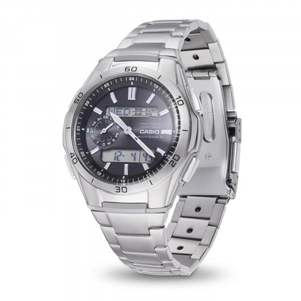 CASIO Herren - Armbanduhr Funk-Solar WVA-M650TD-1AER