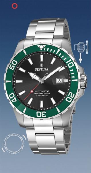 Festina Herren - Armbanduhr Automatik F20531/2